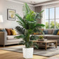 35-inch artificial giant palm tree plant; 2 pieces indoor/outdoor