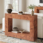 47.2" Burlwood Console Table, Narrow Entryway / Sofa Table
