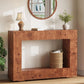 47.2" Burlwood Console Table, Narrow Entryway / Sofa Table