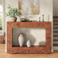 47.2" Burlwood Console Table, Narrow Entryway / Sofa Table