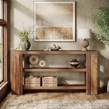 70.9-Inch Extra Long Console Table with Storage
