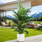 35-inch artificial giant palm tree plant; 2 pieces indoor/outdoor