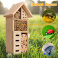 Wooden Insect Hotel Natural Nesting Habitat