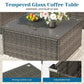 Patio Furniture Set, Rattan Outdoor Sectional