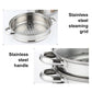 3 Tier Stainless Steel Steamer Pot with Lid
