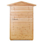 Two person Infrared Aged Fir Sauna Indoor Outdoor