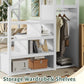 Full Size Loft Bed with Stairs Storage, Metal Frame for Adults Kids Teens,
