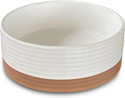 Small Ceramic Pet Bowl, 11oz Food/Water