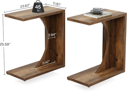 C-Shaped End Tables