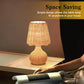Rattan Bedside Table Lamp,
