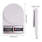 Digital Kitchen Scales 10KG Portable Electronic Cooking Scale