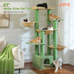 Multi-Level Cat Tree with Scratching Posts, Cozy Condo,