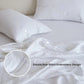 3/4 Pcs 100% Bed Linen Sheet Set Embroidery Washed Natural French Flax Soft Breathable Comforter Sheets Sets