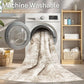 9x12 Abstract Washable Non-Slip Rug - Soft Foldable Low Pile