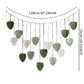 Woven Wall Decor, Green Leaves