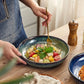 10-Inch Ceramic Serving Bowl, Microwave & Dishwasher Safe