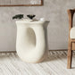 U-Shaped Geometric Side Table