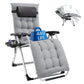 Zero Gravity Cushioned Lounge Chair Outdoor Folding