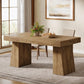 55-Inch Dining Table for 4-6, with Sturdy Legs,
