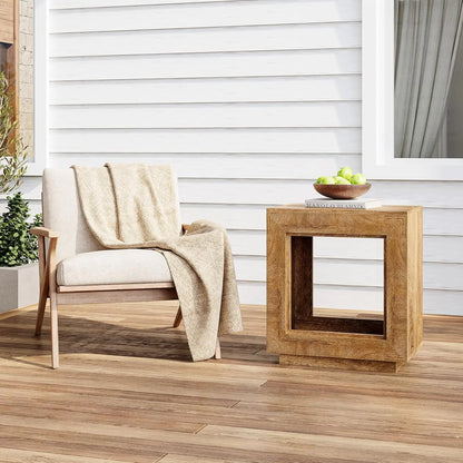 Side Table,  Nightstand Natural