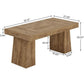 55-Inch Dining Table for 4-6, with Sturdy Legs,