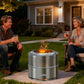 Wood Burning Firepit, Large Stainless Steel Smokeless Fire Pit