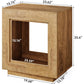 Side Table,  Nightstand Natural