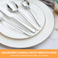 24Pcs tainless Steel Flatware Set for 6