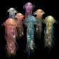 Jellyfish Lamp Portable Lantern Kids Bedroom