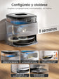 Robot Vacuum and Mop, 20000Pa Suction, Anti-Tangle Brushes, Dual Spinning Mop,