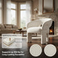 Modern Velvet Accent Chair Barrel Back