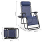 Zero Gravity Set of 2 Portable Recliner Outdoor Adjustable Pillow