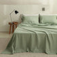 3/4 Pcs 100% Linen Sheet Set Washed Natural French Flax Soft Breathable
