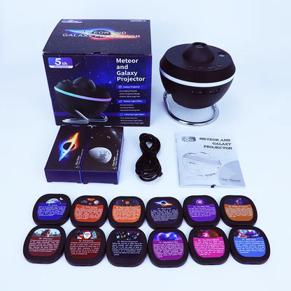 Newest Meteor 13 in 1 Ultra Clear Rotating Galaxy Projector