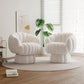 Modern 360 Degree Swivel Accent Sofa Chair Set of 2,Velvet Fabric