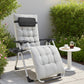 Zero Gravity Set of 2 Portable Recliner Outdoor Adjustable Pillow