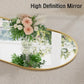 16x48 Arched Full Length Mirror with Aluminum Frame and Leather Strap,