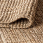 Hand Woven Chunky Jute Natural Indoor Area Rug, 3x5,