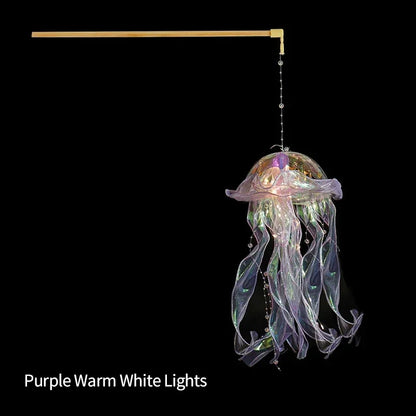 Jellyfish Lamp Portable Lantern Kids Bedroom