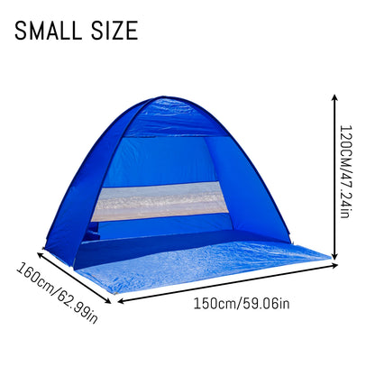 Pop-up beach tent,with handbag - compact folding design, suitable for beach, camping, picnic