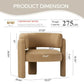 Modern Velvet Accent Chairs Set of 2