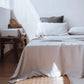 3/4 Pcs 100% Linen Sheet Set Washed Natural French Flax Soft Breathable