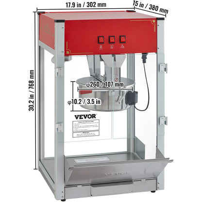 Electric Popcorn Maker Commercial Popper Machine