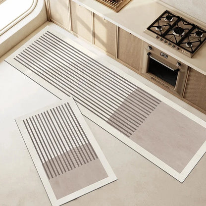 Super Absorbent Kitchen , Bath, Entry Floor Mat Long Washable