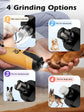 Quiet Dog Nail Grinder with LED Lights, 6-Speed, Dust Cap, Battery-Powered