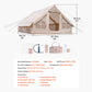 Inflatable Tent Easy Setup with Hand Pump,  Stove Jack, Storage Bag