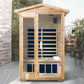 Two person Infrared Aged Fir Sauna Indoor Outdoor
