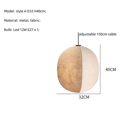 Nordic Led Pendant Lights Wabi Sabi