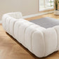 88" Oversized Boucle Fabric Sofa Tufted Deep Seat