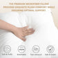 Throw Pillow Inserts, Pack of 6, 18 x 18 inches Hypoallergenic Ultra Soft White Polyester Microfiber